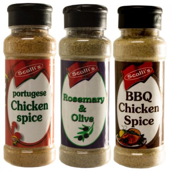 Scalli’s Chicken, Rosemary, BBQ Value Pack - 3 x 200ml