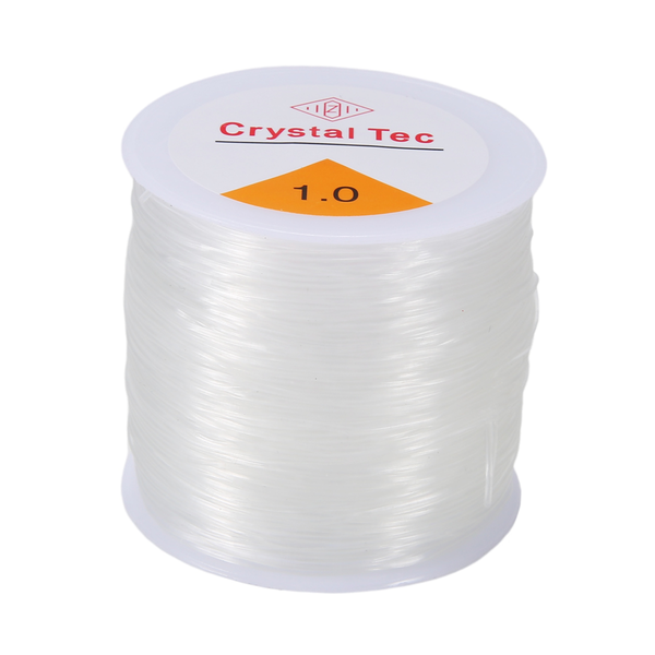 1Mm Clear Bead Crystal Elastic Bracelet String for Jewelry Making