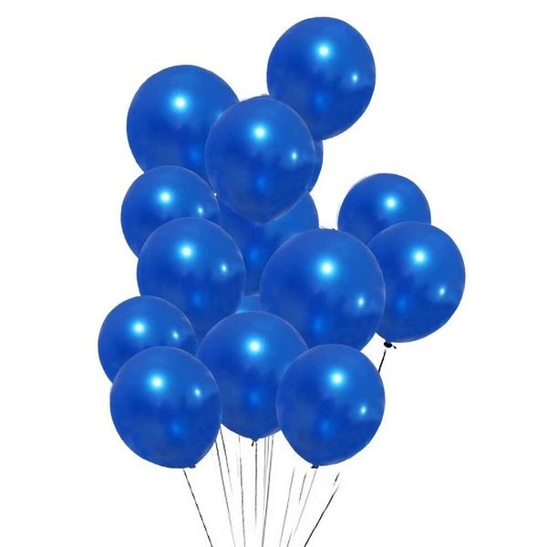 Latex Helium Balloons - Blue (Pack of 50)