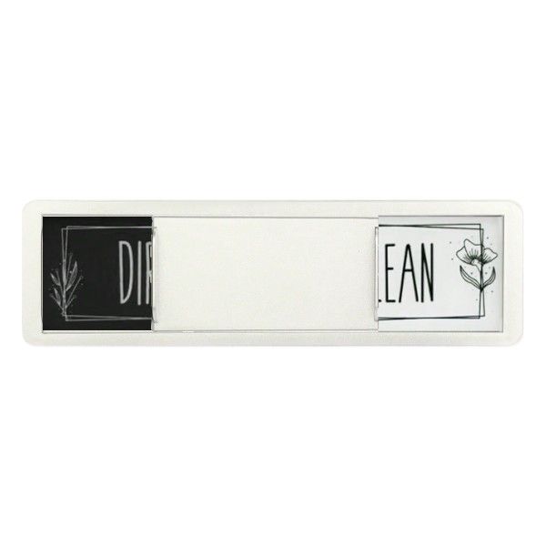 1 Piece - Dirty/Clean Strong Magnetic Sign For Dishwasher - Off White