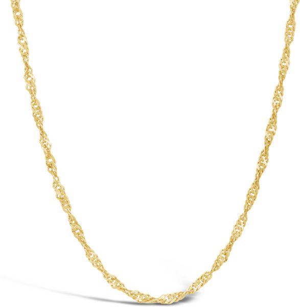 Broadway Jewellers - 9ct Yellow Gold Singapore Disco Chain