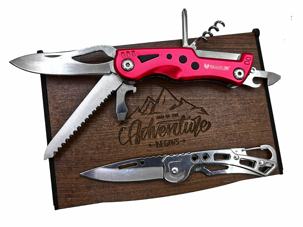 Traveler Multitool Knife/ Silver Pocket Knife Shop Today. Get it