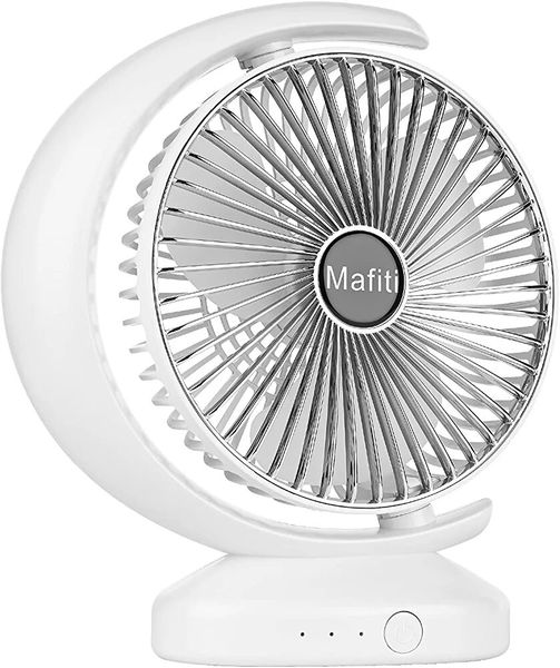 8inch Silent Rechargeable Battery Operated Desk Fan with 3 Speed Control