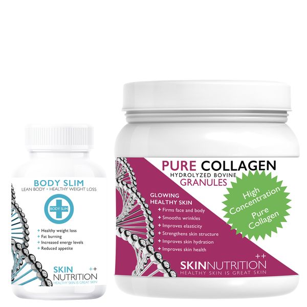 Pure Collagen Granules and Body Slim Capsules