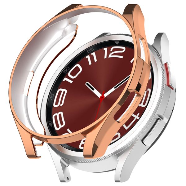 Hollow Case Compatible With Samsung Galaxy Watch 6 Classic 43mm-Rose Gold