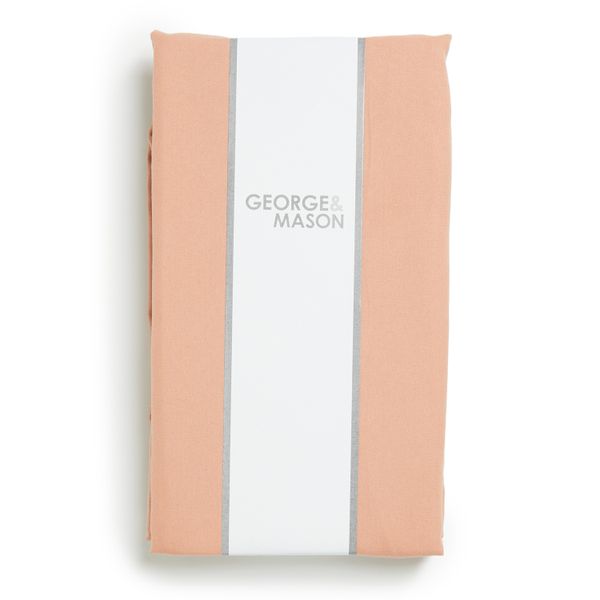 George &amp; Mason - Microibre 2 Pack Standard Pillowcases - Terracotta