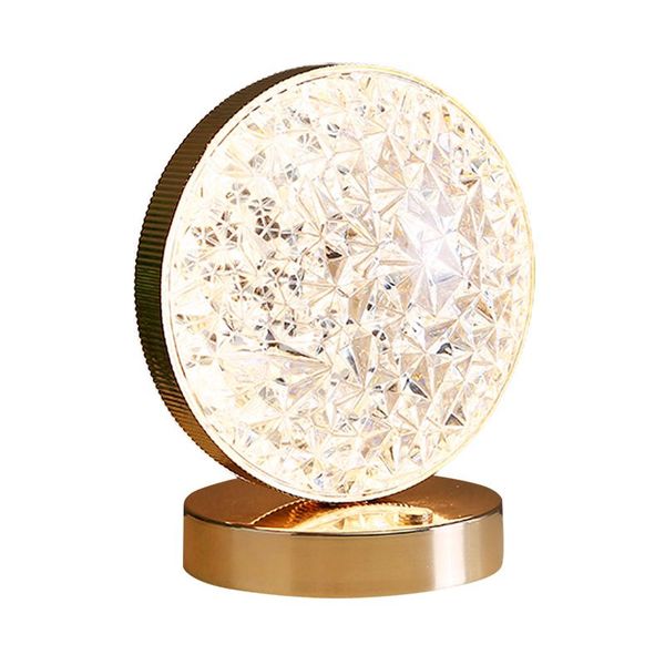 Blue Angel Rechargeable Round Shape Decorative Table Lamp