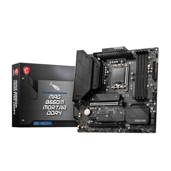 Msi Mag B660M Mortar Ddr4 Intel Lga1700 Matx Gaming Motherboard