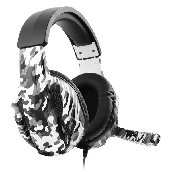 PS5 7250 Headphones for PS5- Black And White Camouflage