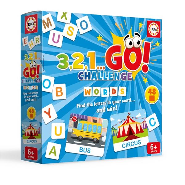 Educa 3 2 1 GO Challenge Words Game