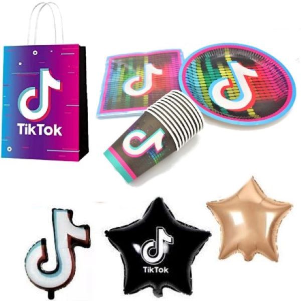 Tiktok Party Pack - 55 piece