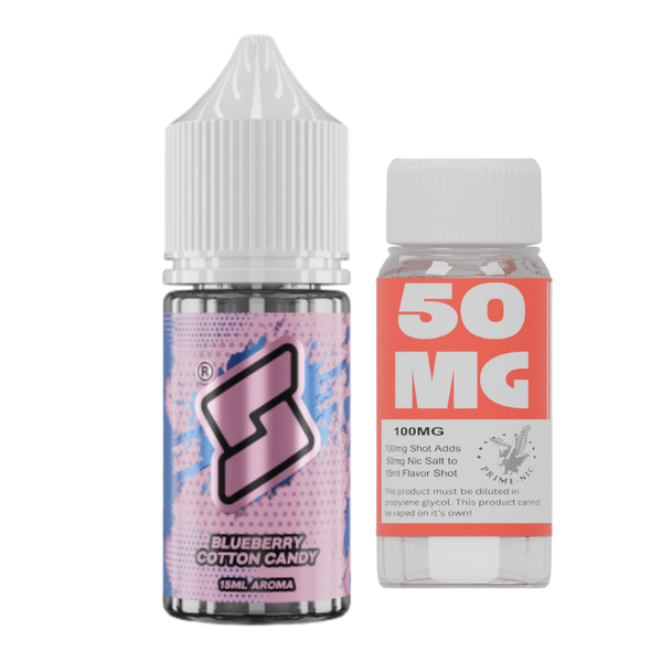Bard x Wiener Vape Blueberry Cotton Candy 50mg 30ml Longfill Kit