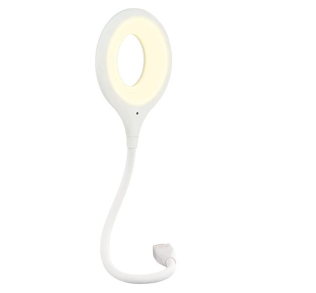 LED Ring Light Portable USB Reading Lamp Gooseneck Gift Star