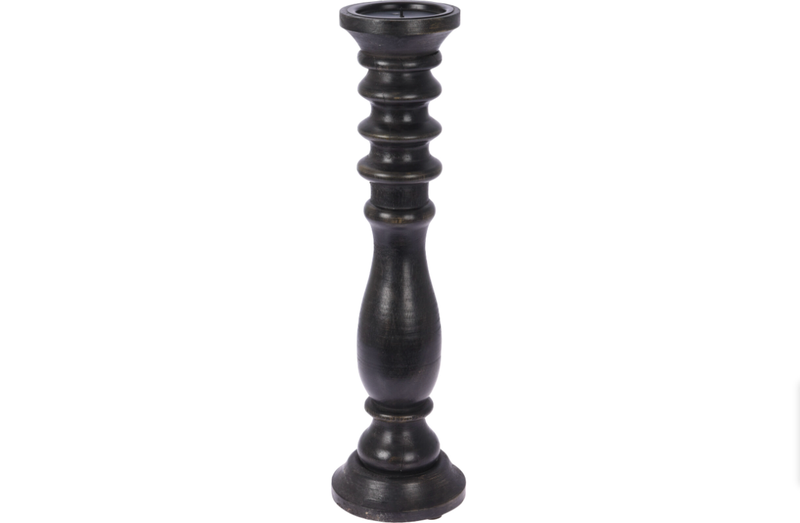 Candle Holder- Black
