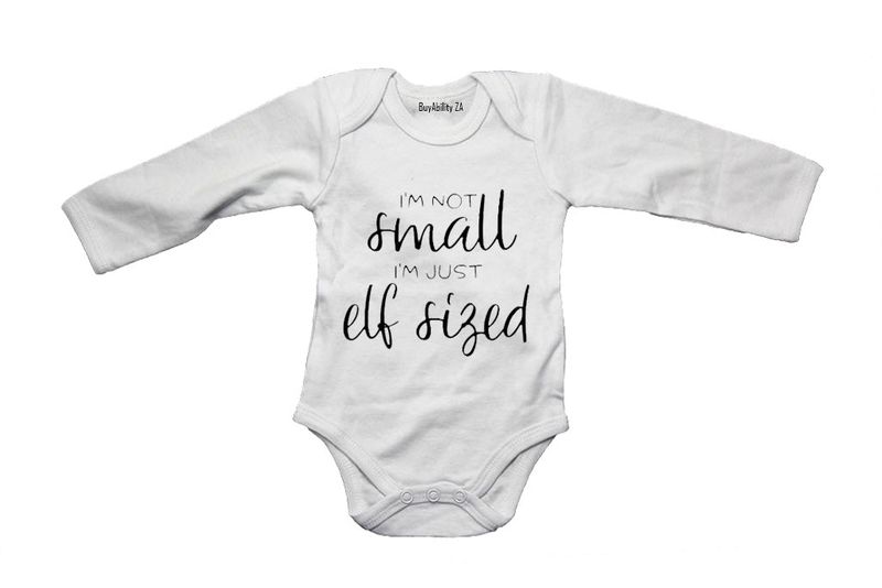 Just Elf Sized - Christmas - Long Sleeve - Baby Grow