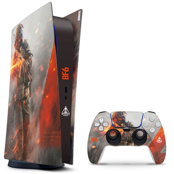 Decal Skin Compatible with PS5 Digital (No Disc): Battlefield 6 Engineer (Decal Only)