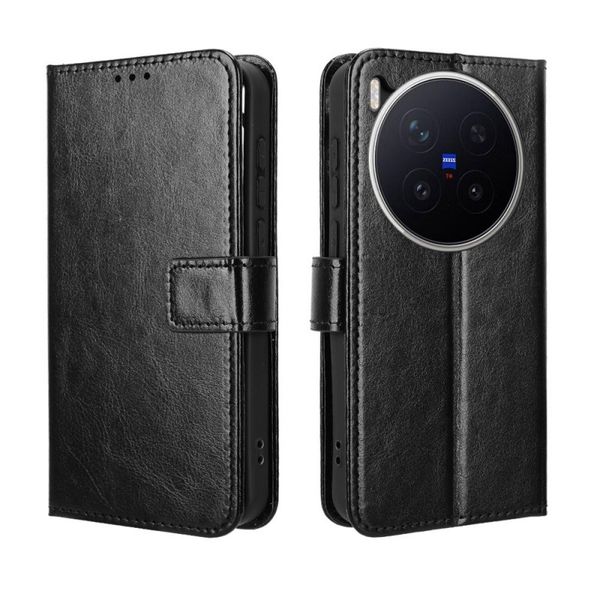 Crazy Horse Pattern Leather Case Compatible With Vivo V50 Lite 4G/5G