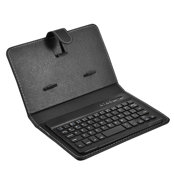 Bluetooth Mini Wireless Keyboard with PU Leather Case