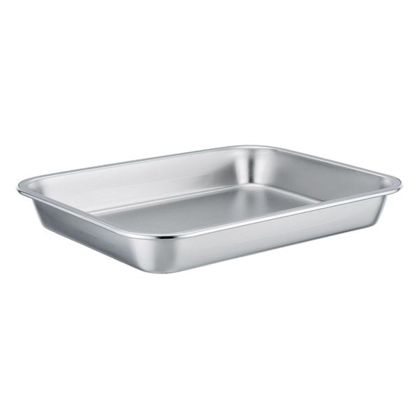 Regent Rectangular Roasting Dish Stainless Steel, 355x265mm