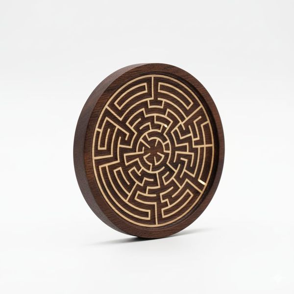 Brown Mahogany 6 Pack Coasters