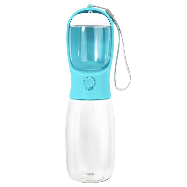 Dog Water Bottle with Food Container Portable Pet Dog Water Dispenser 550ml