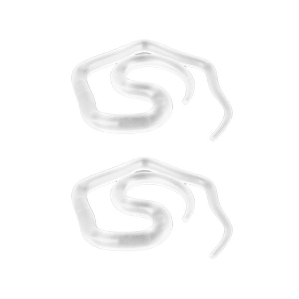 2Pcs Clear Invisible Hairpin-Resin Ballerina Bun Accessory For Casual Style