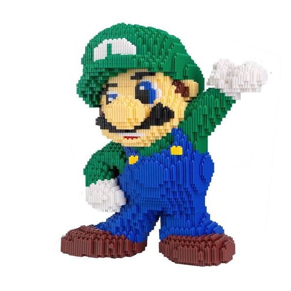 Luigi 3D Puzzle Micro Building Blocks DIY Figurine