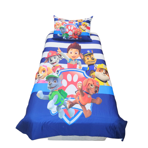 Paw Patrol 3D Printed Single Bed Duvet Cover Set