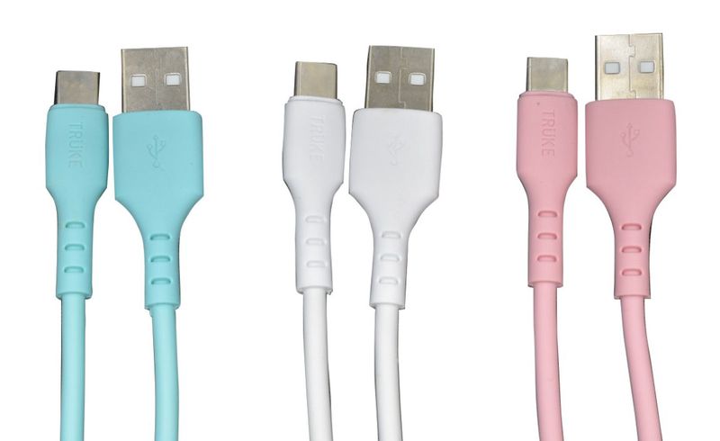 TRUKE Super Soft Series Charging Data Cable(3 Pack) - USB To Mircro