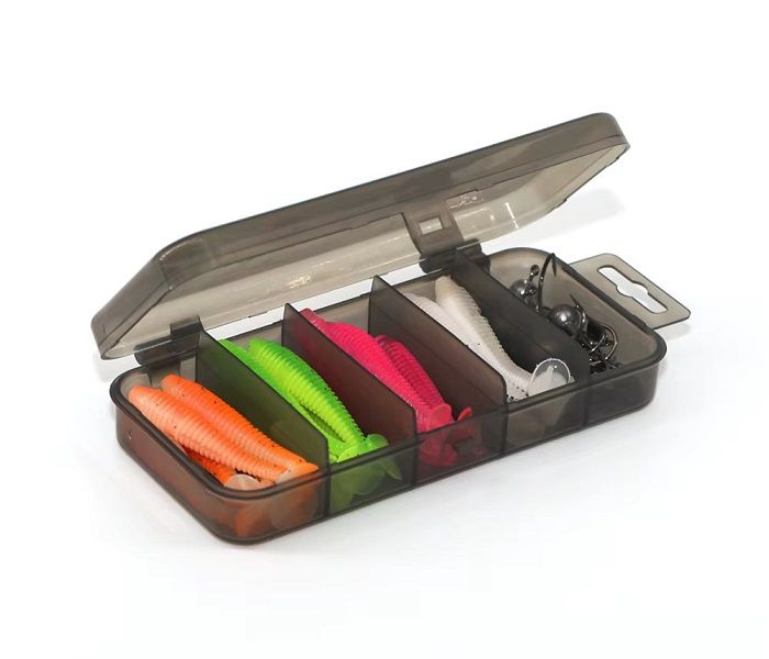 35 Pieces Lure Bait Set Mixed Artificial T-tail Root Fishing Soft Lures