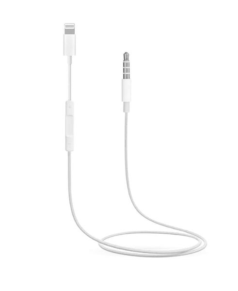 Lightning To 3.5mm Aux Audio Wire Control Adapter With 1M Cable SE