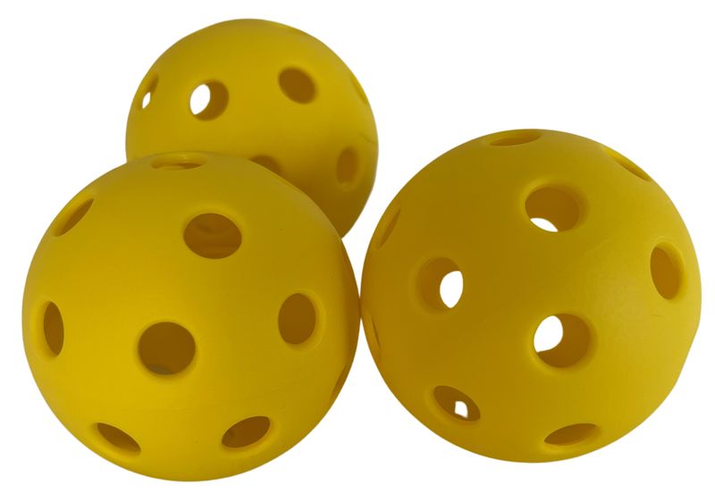 26 Hole Indoor Pickleball Ball - Set of 3