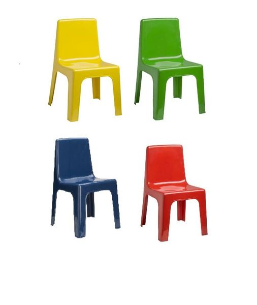 Kiddies Assorted School Chairs (Pack of 4)