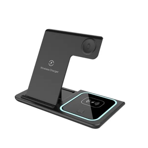 3In1 High Quality Fast Charging Wireless Charger For Smart Phone And Watch