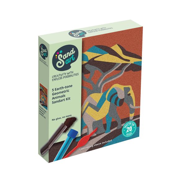 Sandart Earth tone - Geo Animals