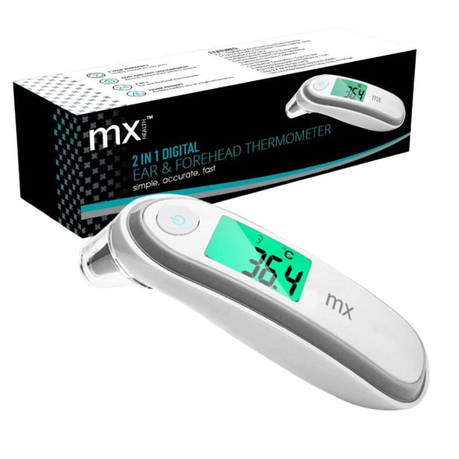 MX 2 in 1 Ear Forehead Thermometer