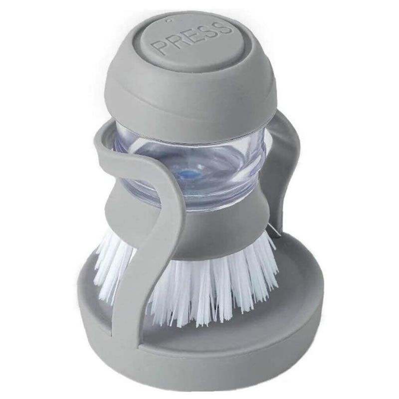 kitchen brush with soap dispenser        <h3 class=