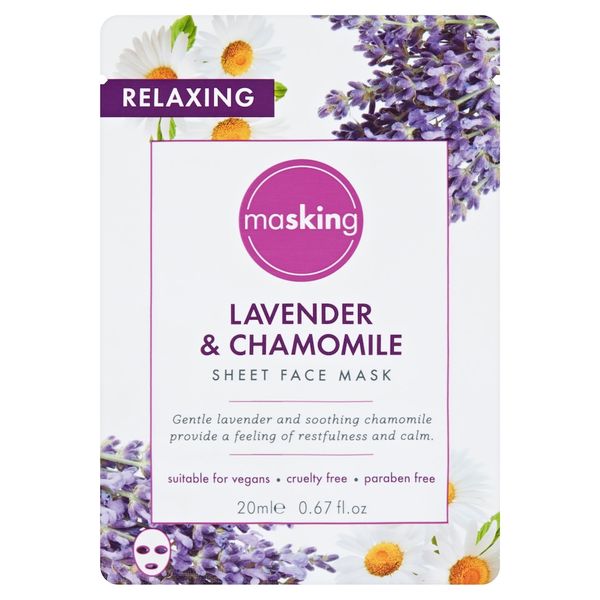 Masking Lavender &amp; Chamomile Sheet Face Mask 20ml