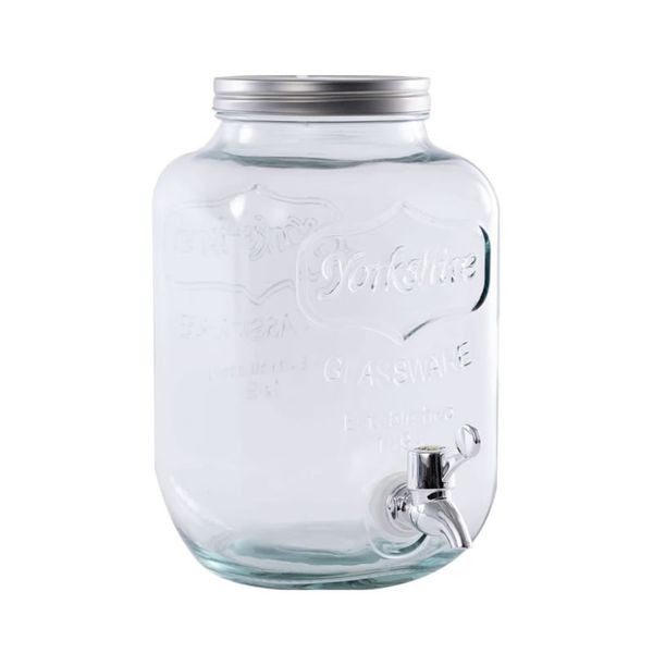 5L Transparent Drink Dispenser With A Tap