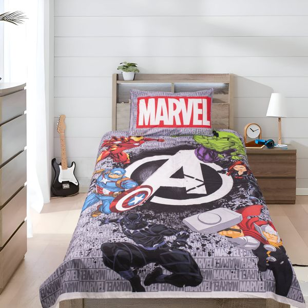 Single/Twin - Soft Cotton-Blend - Marvel image