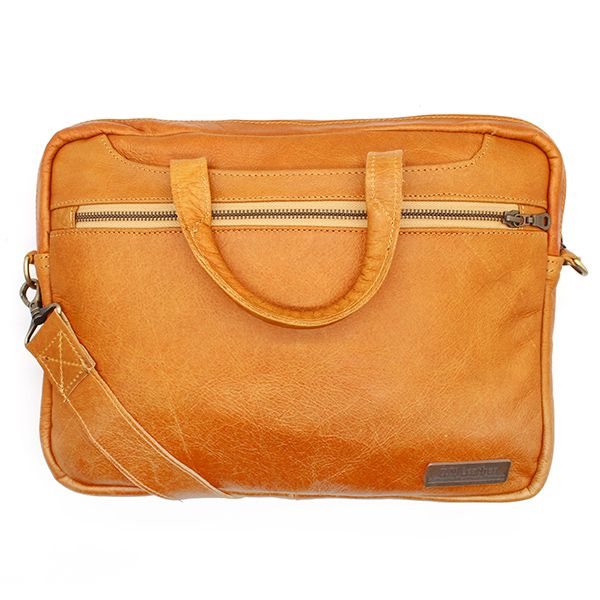 TM Leather 13inch Laptop Bag