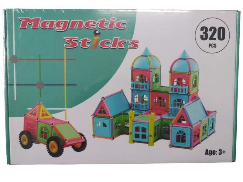 Magnetic Sticks 320 Piece Set