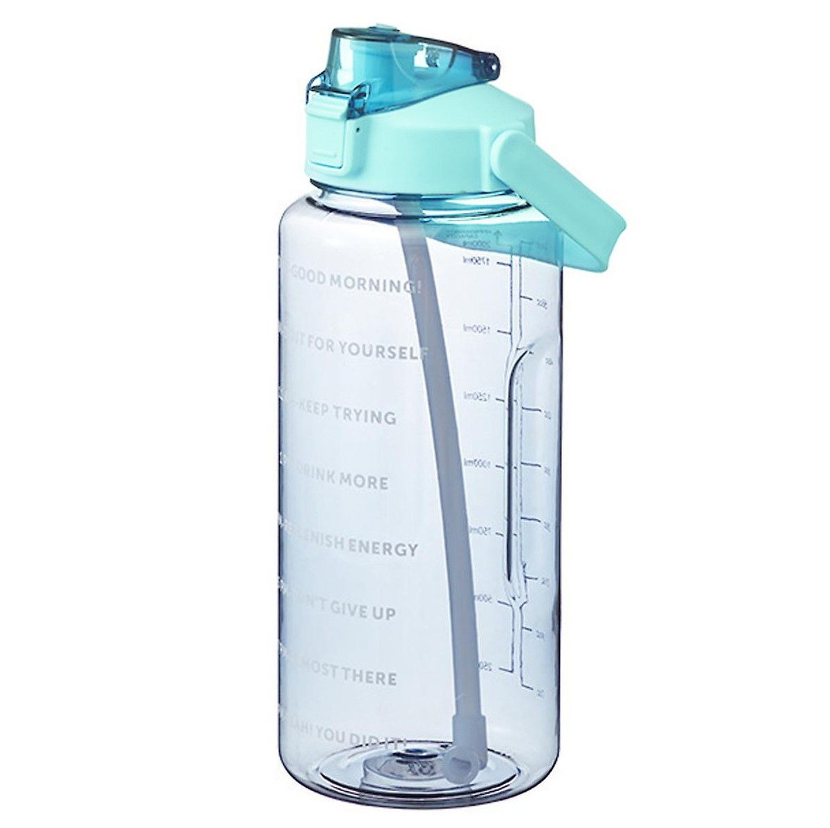 Extra Large Water Bottle With Motivational Time Makers 2L Shop 