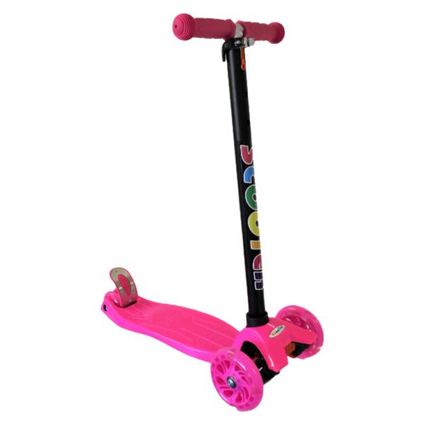 Kids Height Adjustable Scooter with LED Light Up Wheels F47-81-12