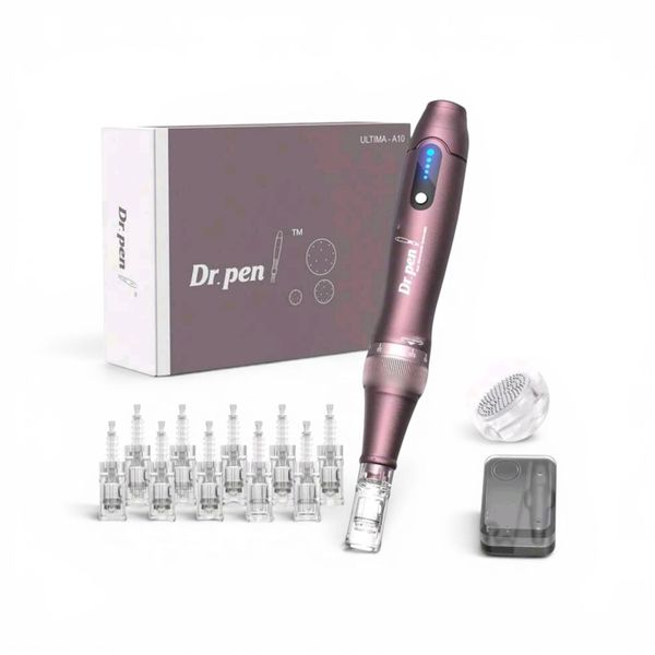 Dr. Pen Ultima A10 Microneedling Pen with 10 Cartridges -Wireless Derma Pen