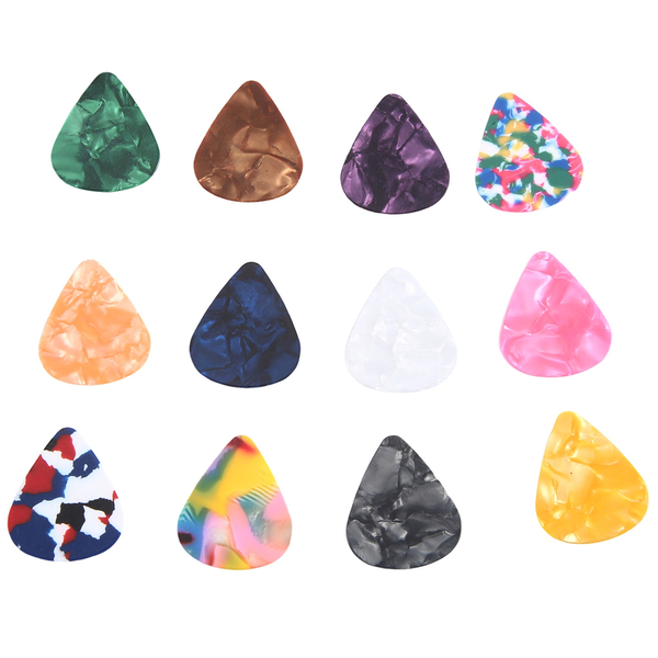 60 Pack Abstract Art Colorful Guitar Picks 0.46mm, 0.71mm, 0.96mm