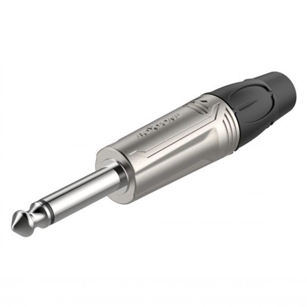 Roxtone 6.3mm Jack Mono Nickel Plated Shell Nicekl Plated Contacts