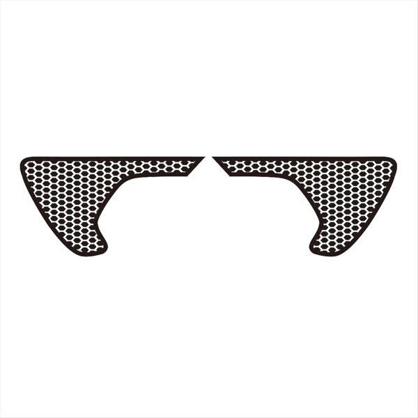 Side Vent Honeycomb Decals, Precut Black PVC Sticker for JL / JT 2018-2024