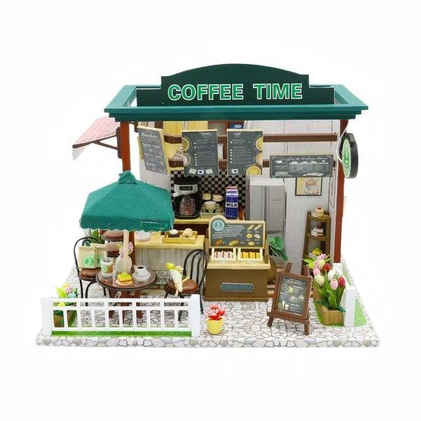 Coffee Time DIY Miniature House Kit