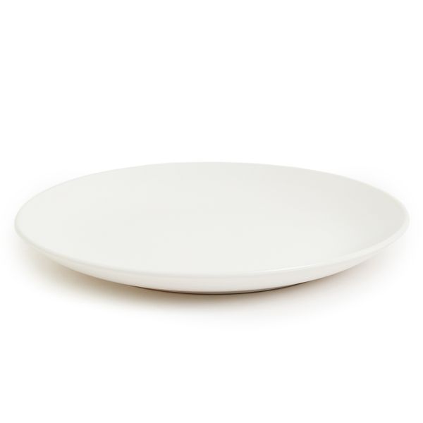 George &amp; Mason - White Ceramic Round 4 Pack Dinner Plates